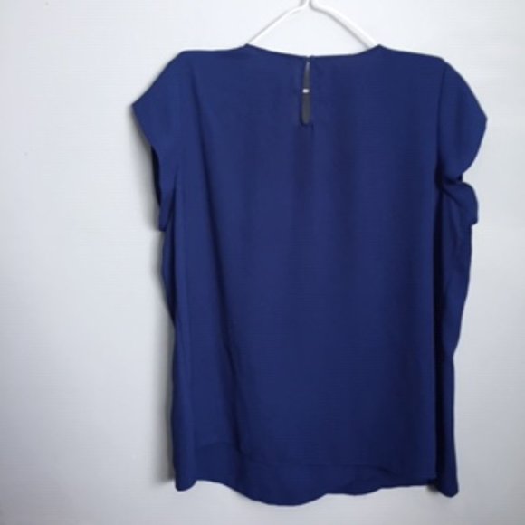 REITMANS BLOUSE.  SIZE XL/TG.  COLOR NAVY BLUE - Picture 2 of 3